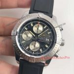 New Breitling Colt Chronograph Watch Replicas - Black Rubber Band